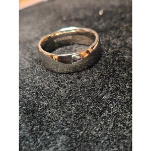 Men's Unbranded Titanium Ring Size 11.5 Silver